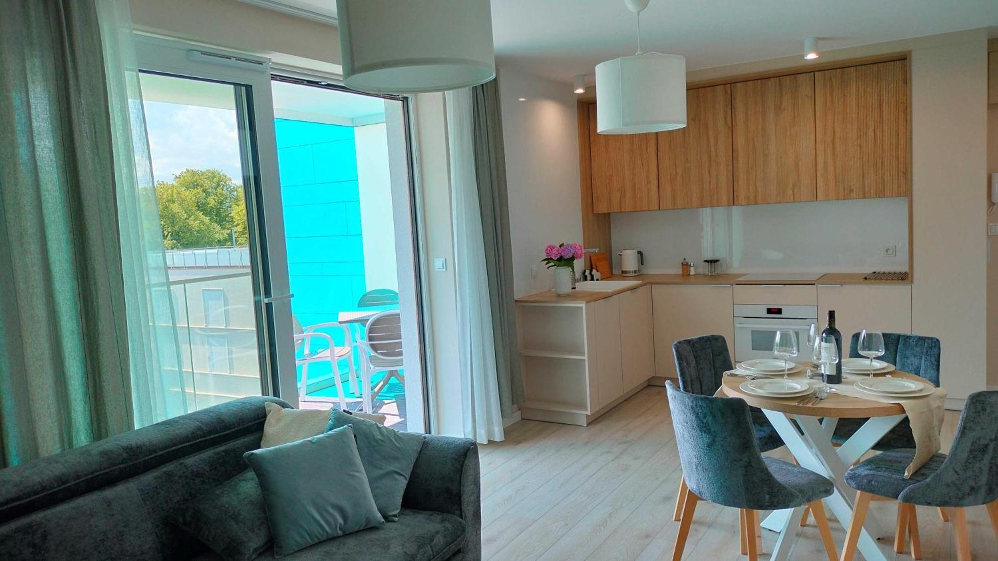 Cicha Przystan Apartamenty Whiteblue Sauna&Fitness&Parking Kolobrzeg Exterior photo